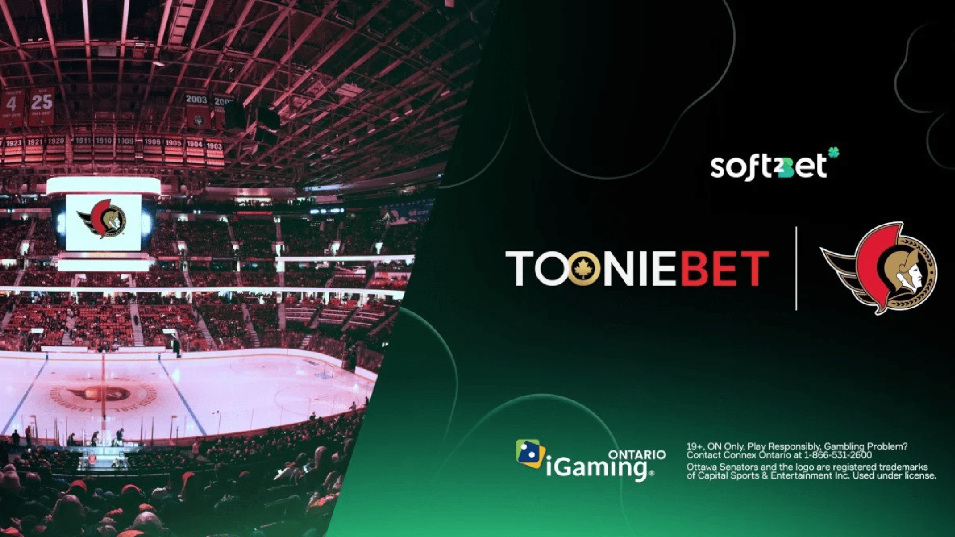 ToonieBet Partners with Ottawa Senators as NHL Playoffs Approach