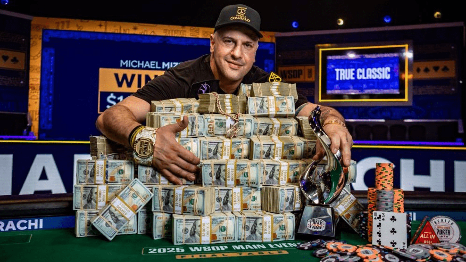 Michael Mizrachi Crowned 2025 WSOP Main Event Champ